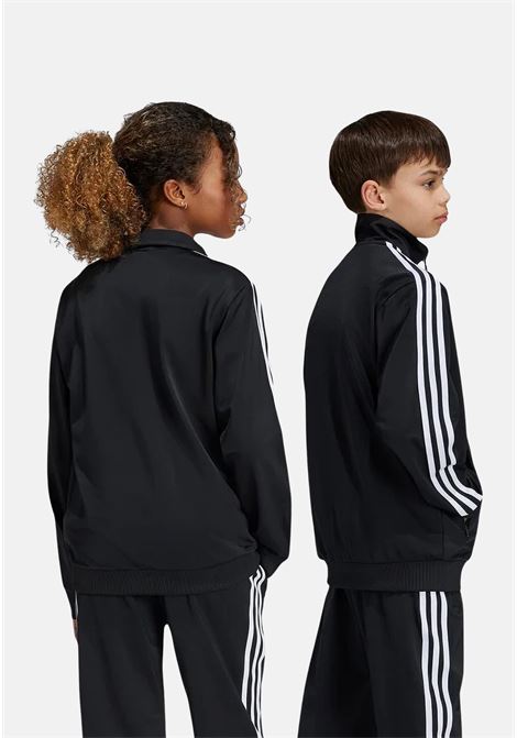 Felpa con zip Adicolor Firebird nera per bambino e bambina ADIDAS ORIGINALS | IY9800.